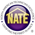 NATE logo Aspen Creek Heating Denver