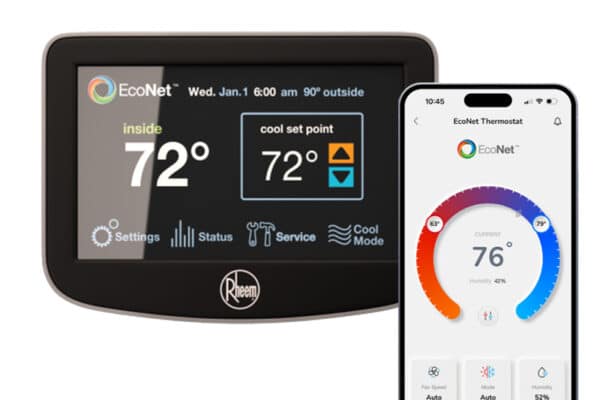 blog-rheem-thermostat - Aspen Creek Heating & Air Home Thermostat Installation